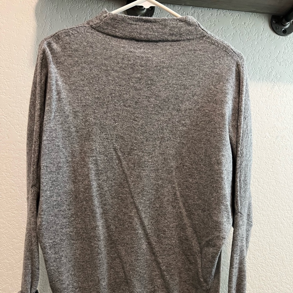 Benetton grey high neck sweater
